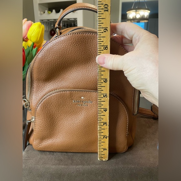 *COA* Kate Spade Jackson Warm Gingerbread Leather Backpack (Medium) - Picture 13 of 16